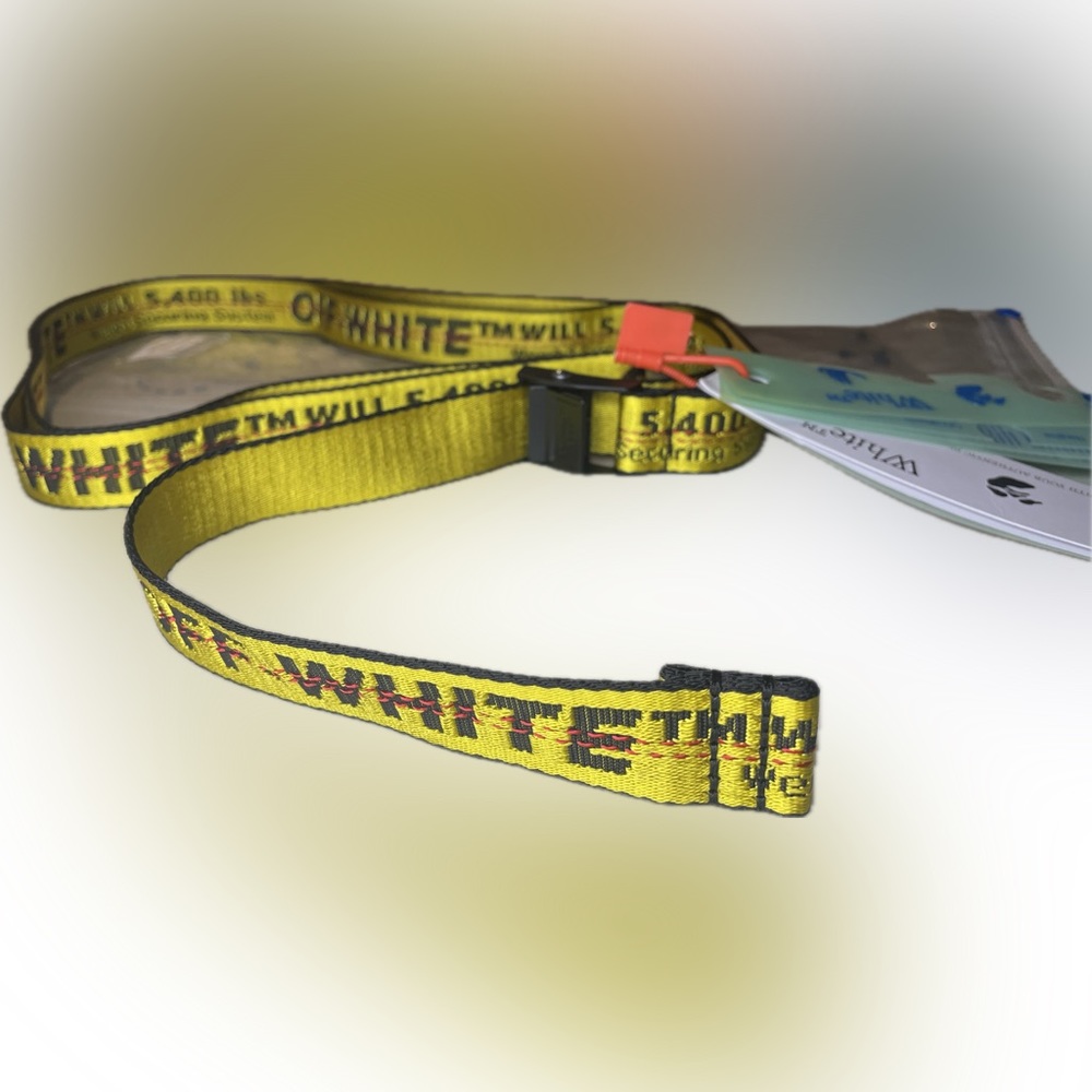 Off White Classic Industrial Belt Mini